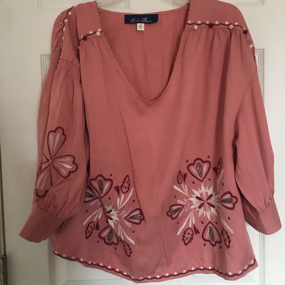 Pink spring blouse